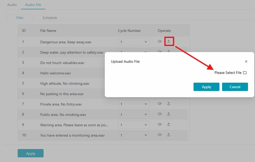 upload file audio .jpg